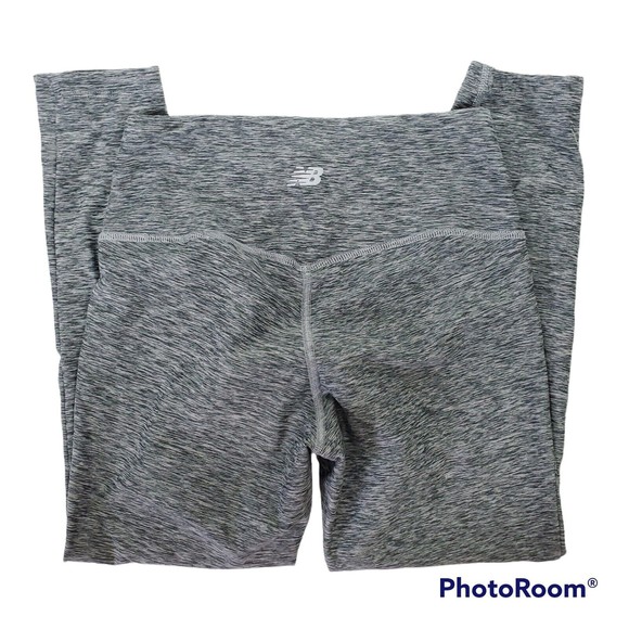 New Balance Heather Gray Capri Activewear Pants Exercise Run Jog Womens Size XS - Picture 2 of 10